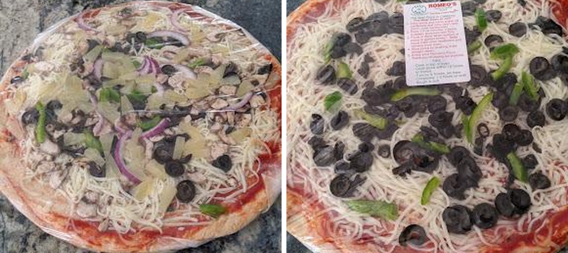 Romeo's Pizza Menu